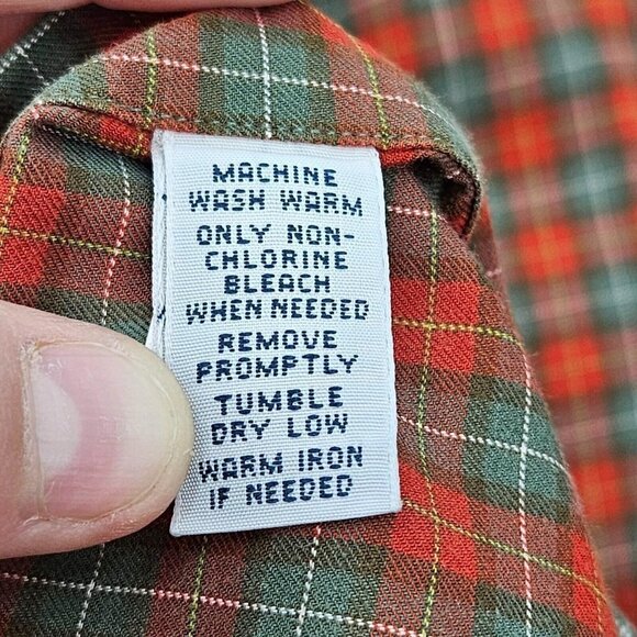 Ralph Lauren Classic Fit Plaid Button Down Shirt Red Men’s Size XXL Long Sleeve - Picture 8 of 10